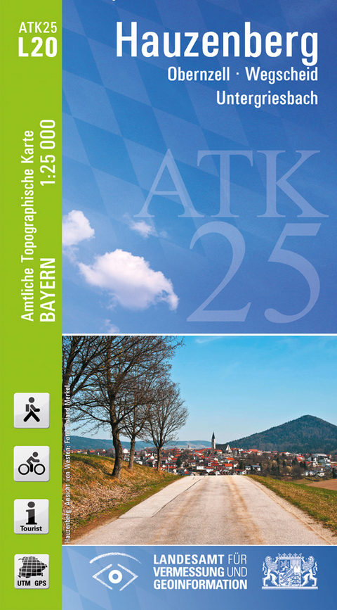 ATK25-L20 Hauzenberg (Amtliche Topographische Karte 1:25000) - Breitband und Vermessung Landesamt für Digitalisierung  Bayern