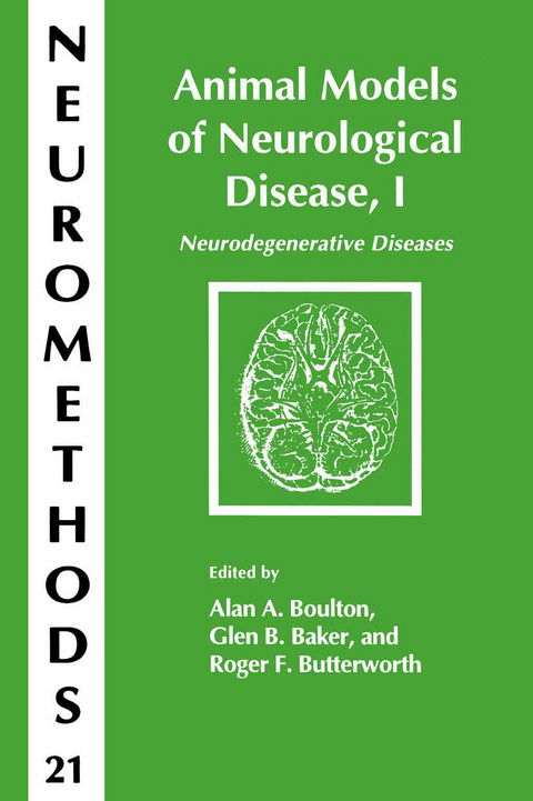 Animal Models of Neurological Disease, I - 