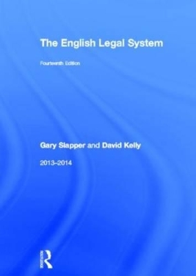 The English Legal System - David Kelly