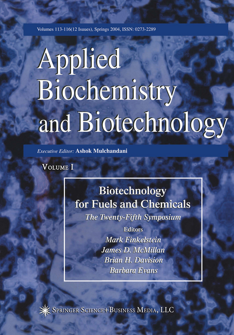 Proceedings of the Twenty-Fifth Symposium on Biotechnology for Fuels and Chemicals Held May 4–7, 2003, in Breckenridge, CO - 