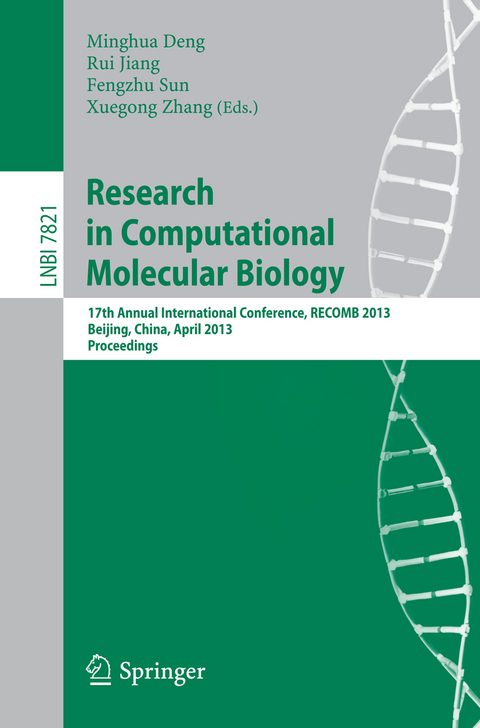 Research in Computational Molecular Biology - 