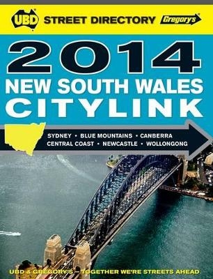 New South Wales City Link Street Directory 2014 25th ed -  UBD Gregory's