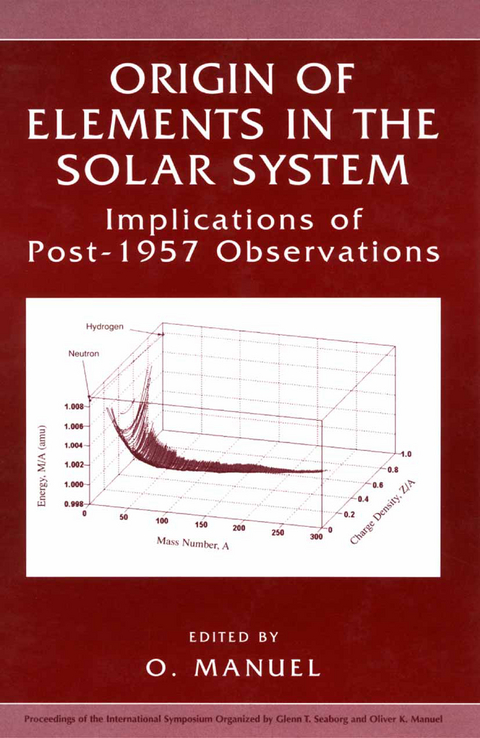 Origin of Elements in the Solar System - 