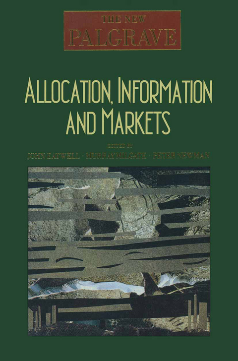 Allocation, Information and Markets - 