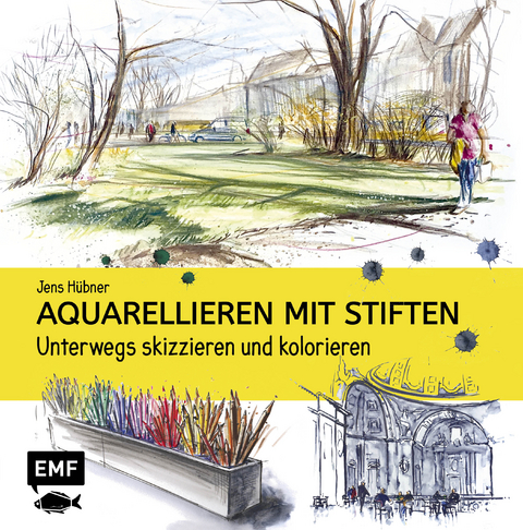 Aquarellieren mit Stiften - Jens Hübner