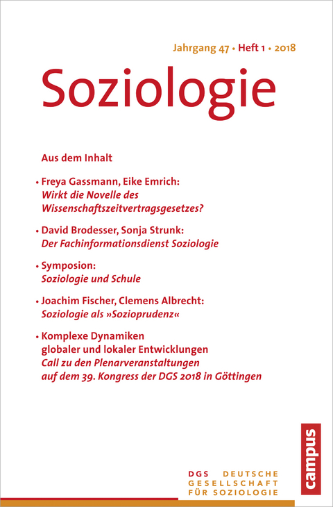 Soziologie 1.2018 - 