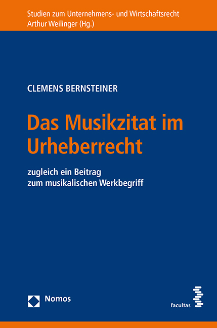 Das Musikzitat im Urheberrecht - Clemens Bernsteiner