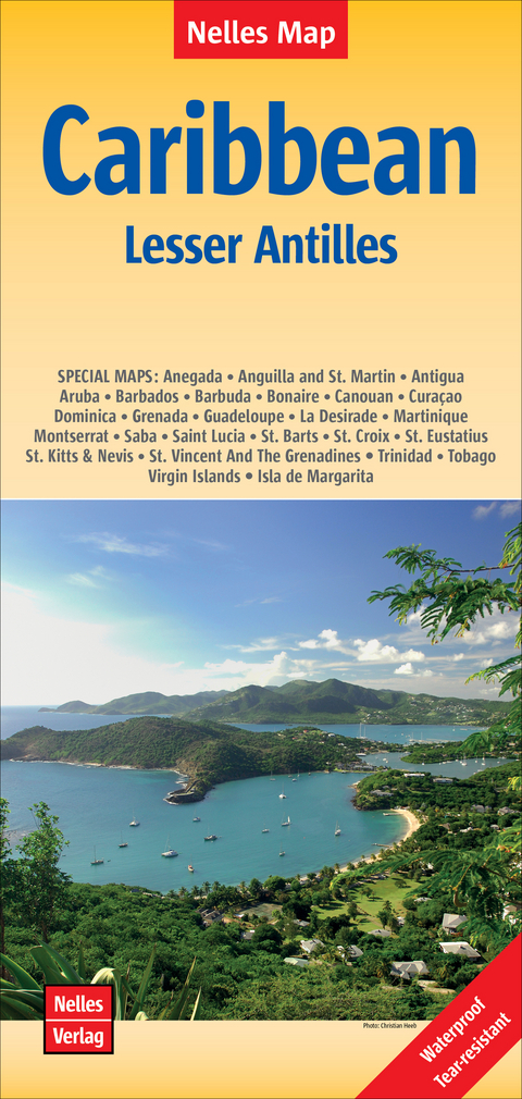 Nelles Map Landkarte Caribbean - Lesser Antilles