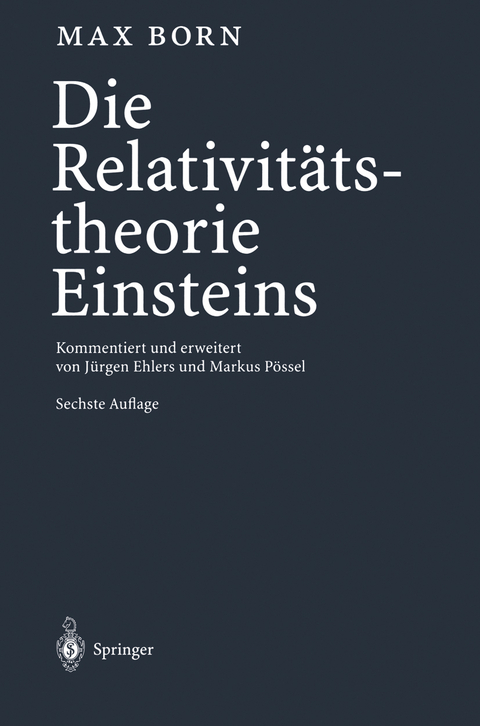 Die Relativitätstheorie Einsteins - Max Born