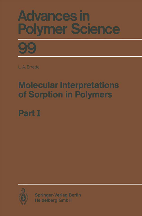 Molecular Interpretations of Sorption in Polymers - Louis A. Errede