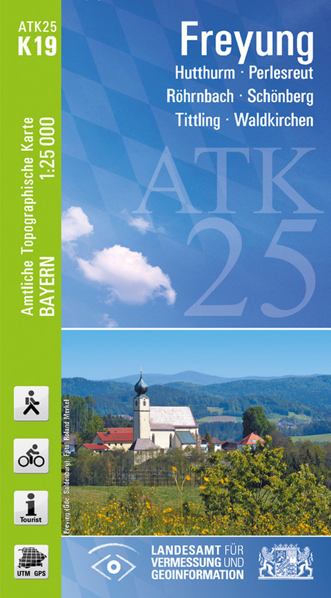 ATK25-K19 Freyung (Amtliche Topographische Karte 1:25000) - Breitband und Vermessung Landesamt für Digitalisierung  Bayern