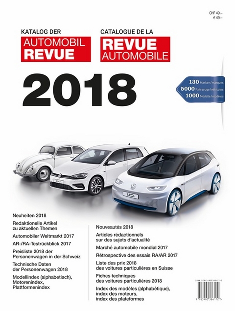 Katalog der Automobil-Revue 2018