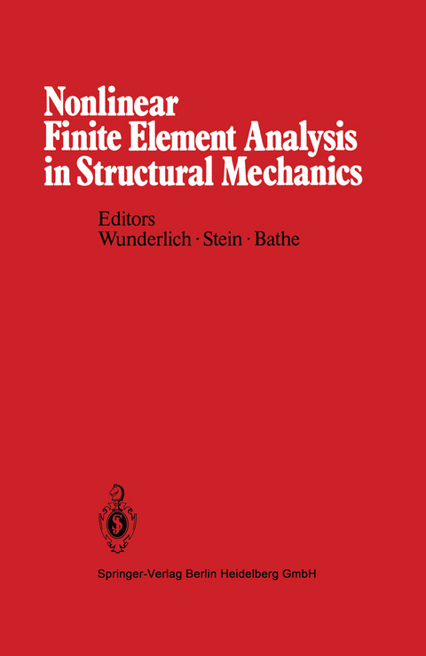 Nonlinear Finite Element Analysis in Structural Mechanics - 