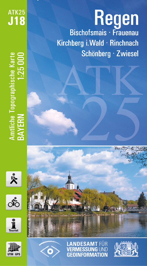 ATK25-J18 Regen (Amtliche Topographische Karte 1:25000) - Breitband und Vermessung Landesamt für Digitalisierung  Bayern