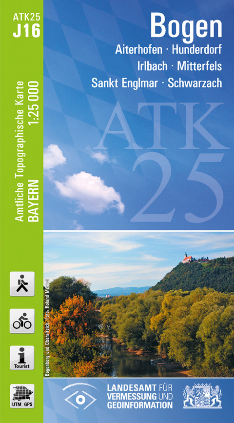 ATK25-J16 Bogen (Amtliche Topographische Karte 1:25000) - Breitband und Vermessung Landesamt für Digitalisierung  Bayern