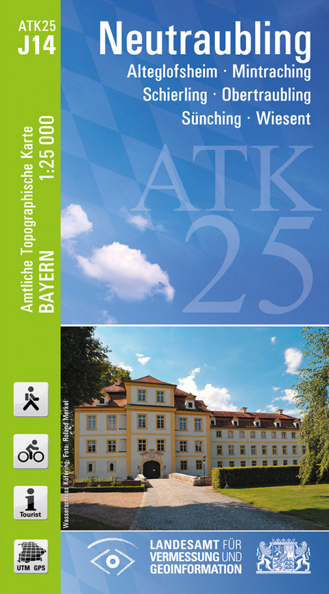 ATK25-J14 Neutraubling (Amtliche Topographische Karte 1:25000) - Breitband und Vermessung Landesamt für Digitalisierung  Bayern