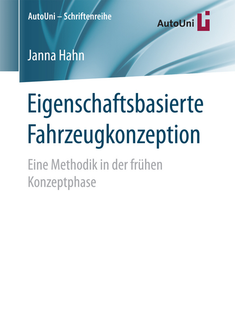 Eigenschaftsbasierte Fahrzeugkonzeption - Janna Hahn