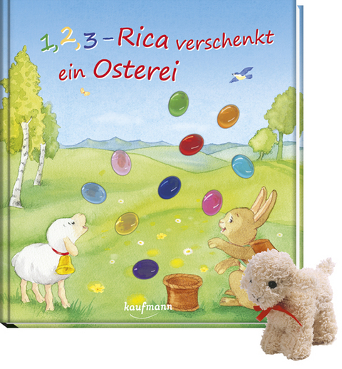 1, 2, 3 - Rica verschenkt ein Osterei mit Stoffschaf - Katharina Wilhelm