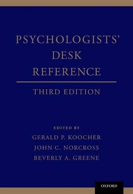 Psychologists' Desk Reference - 