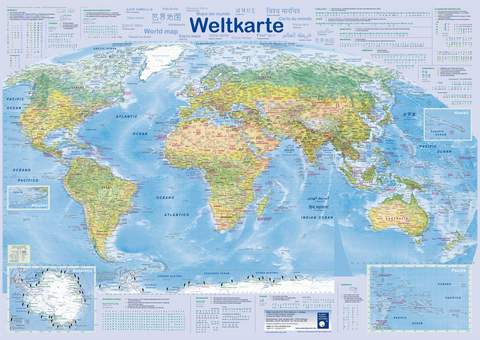 Weltkarte - F W Welter-Schultes