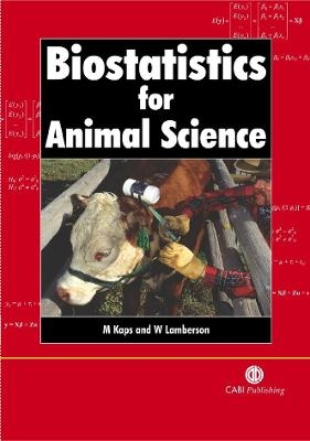 Biostatistics for Animal Science OP? - Miroslav Kaps, William R. Lamberson