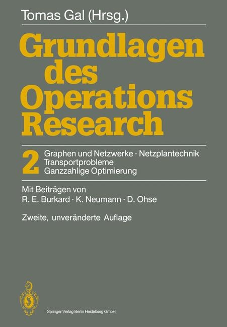 Grundlagen des Operations Research - 