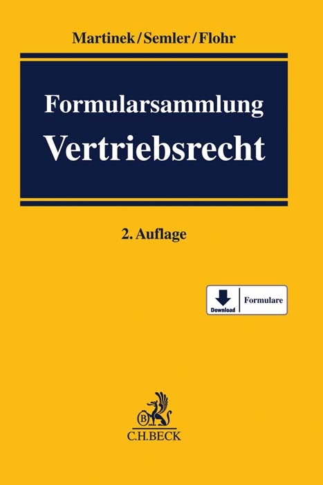 Formularsammlung Vertriebsrecht - 