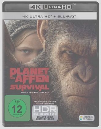 Planet der Affen: Survival 4K, UHD-Blu-ray, Blu Ray Disc