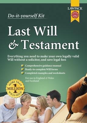 Last Will & Testament Kit -  Lawpack