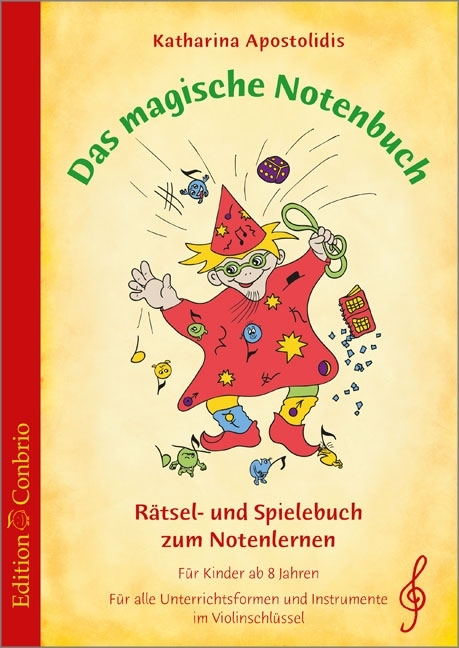 Das magische Notenbuch - Violinschlüssel - 