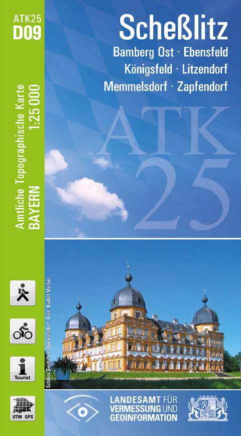 ATK25-D09 Scheßlitz (Amtliche Topographische Karte 1:25000) - Breitband und Vermessung Landesamt für Digitalisierung  Bayern