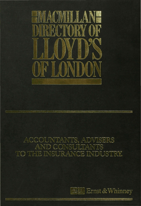 Macmillan Directory of Lloyd’s of London - 