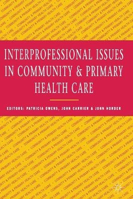 Interprofessional issues in community and primary health care - 