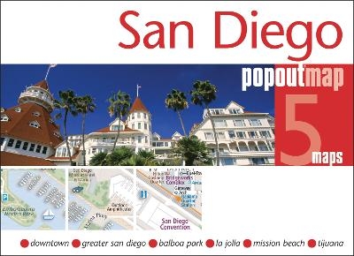 San Diego PopOut Map - 