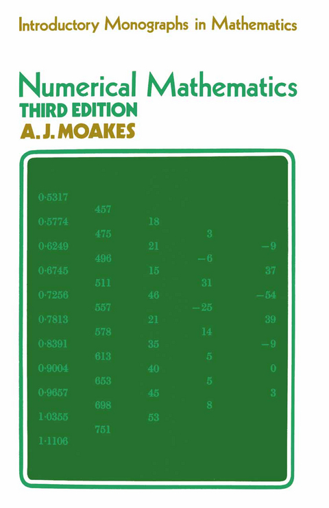 Numerical Mathematics - A.J. Moakes