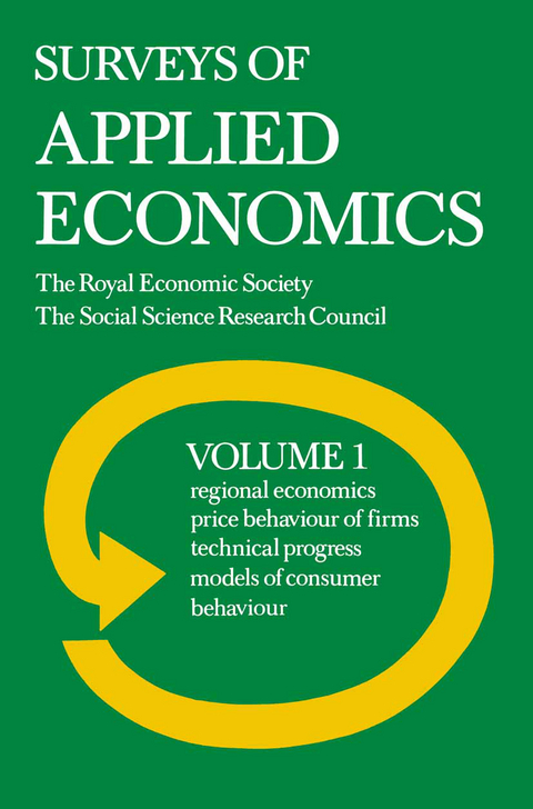 Surveys of Applied Economics -  Royal Economic Society,  Sociel Science Research Council