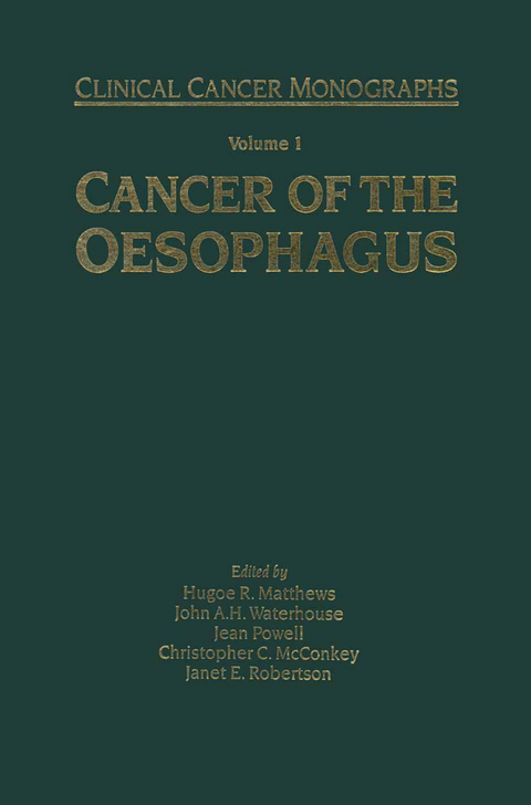 Cancer of the Oesophagus - H. Matthews