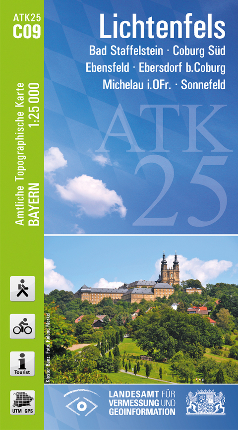 ATK25-C09 Lichtenfels (Amtliche Topographische Karte 1:25000) - Breitband und Vermessung Landesamt für Digitalisierung  Bayern