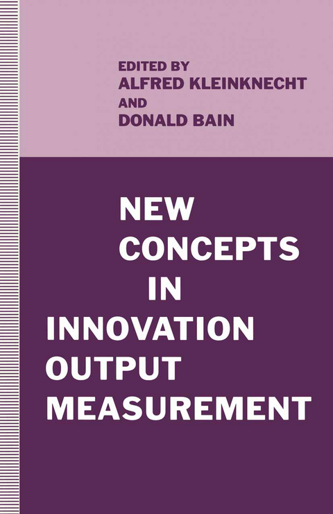 New Concepts in Innovation Output Measurement - 