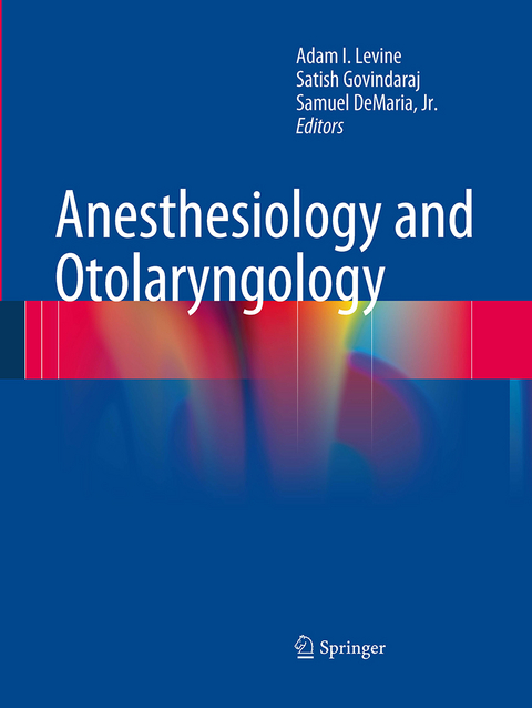 Anesthesiology and Otolaryngology - 