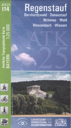 ATK25-I14 Regenstauf (Amtliche Topographische Karte 1:25000) - Breitband und Vermessung Landesamt für Digitalisierung  Bayern