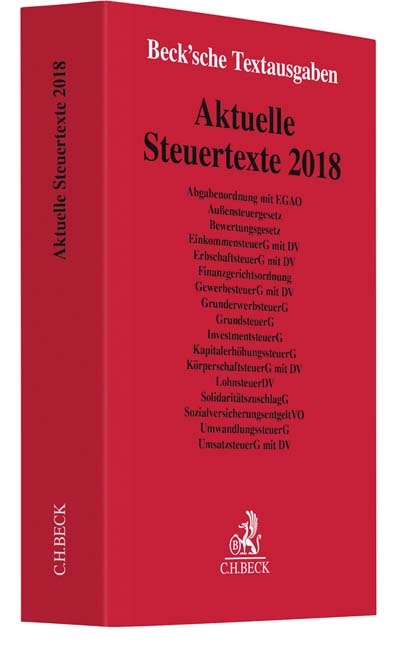 Aktuelle Steuertexte 2018