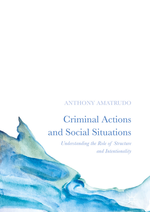 Criminal Actions and Social Situations - Anthony Amatrudo