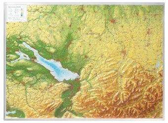 Relief Allgäu Bodensee 1:200.000, Reliefkarte - André Markgraf, Mario Engelhardt