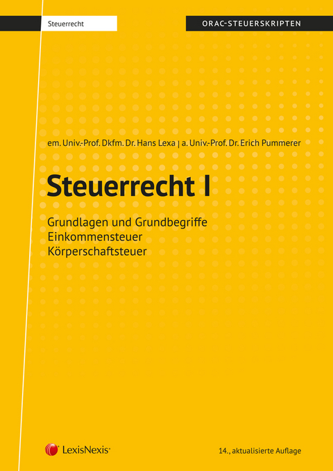 Steuerrecht I - Hans Lexa, Erich Pummerer