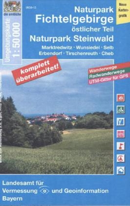 UK50-13 Naturpark Fichtelgebirge, östlicher Teil, Naturpark Steinwald - Breitband und Vermessung Landesamt für Digitalisierung  Bayern