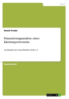 Finanzierungsanalyse eines Kleinstsportvereins - Daniel Fredel