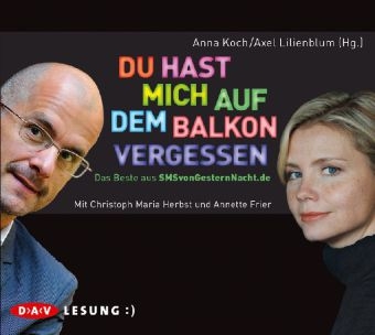 Du hast mich auf dem Balkon vergessen - Anna Koch, Axel Lilienblum