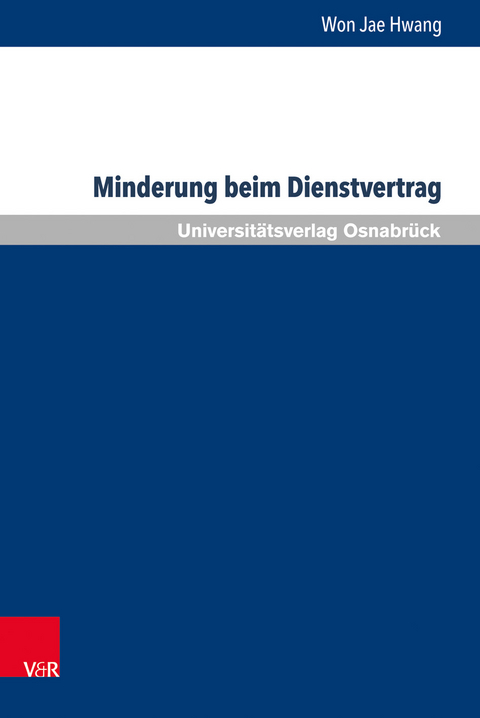 Minderung beim Dienstvertrag - Won Jae Hwang