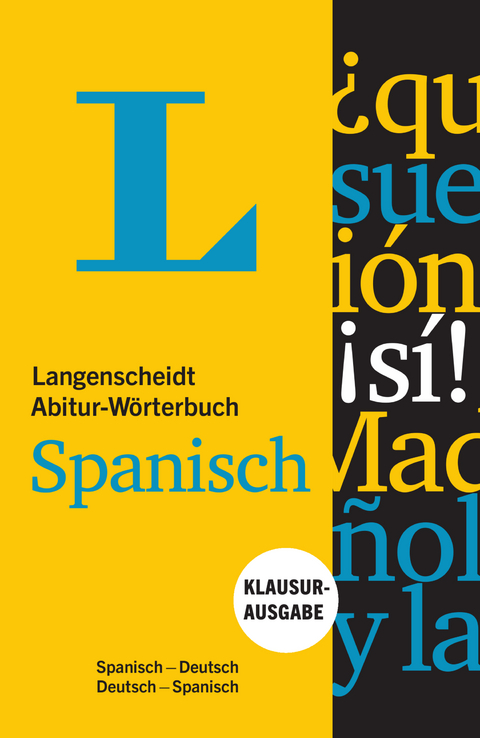 Langenscheidt Abitur-Wörterbuch Spanisch - Buch und App - 